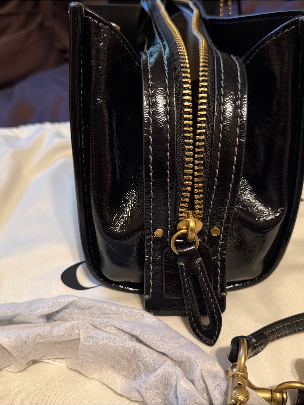COACH Black glazed rogue 34 Hong Kong exclusive - Picture 8 of 13